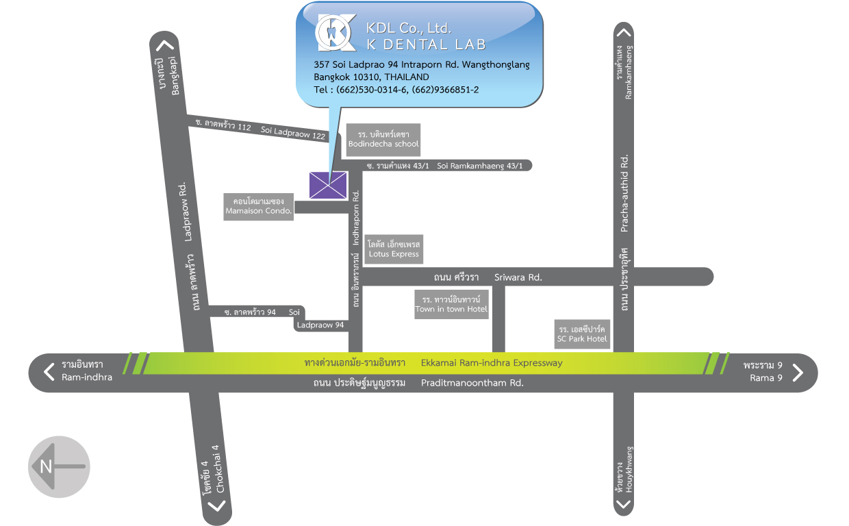 Kdental Map